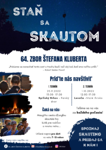 skautské popoludnie - plagát
