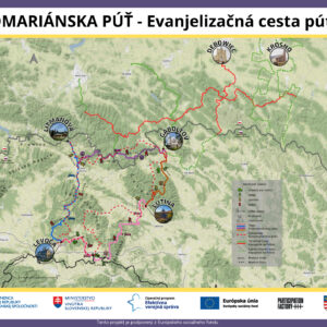 Mapka - Evanjelizačná cesta