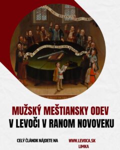 Mužský meštiansky odev v Levoči v ranom novoveku