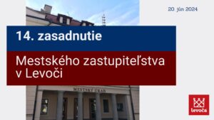 Zasadnutie mestského zastupiteľstva