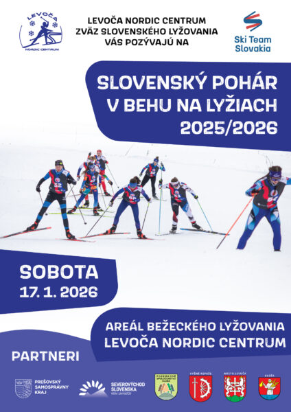 Pohar v behu na lyziach