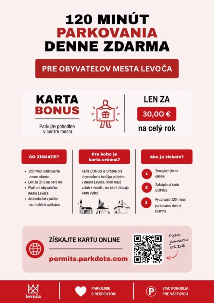 OPRAVA_ 120 MINÚT PARKOVANIA DENNE ZDARMA