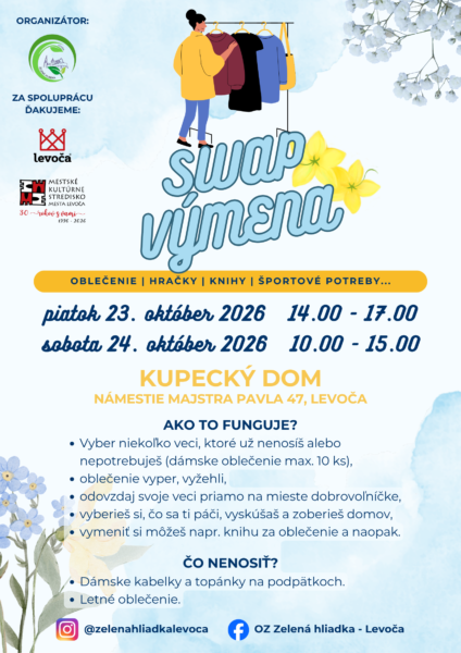 SWAP VÝMENA OBLEČENIA